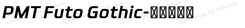 PMT Futo Gothic字体转换